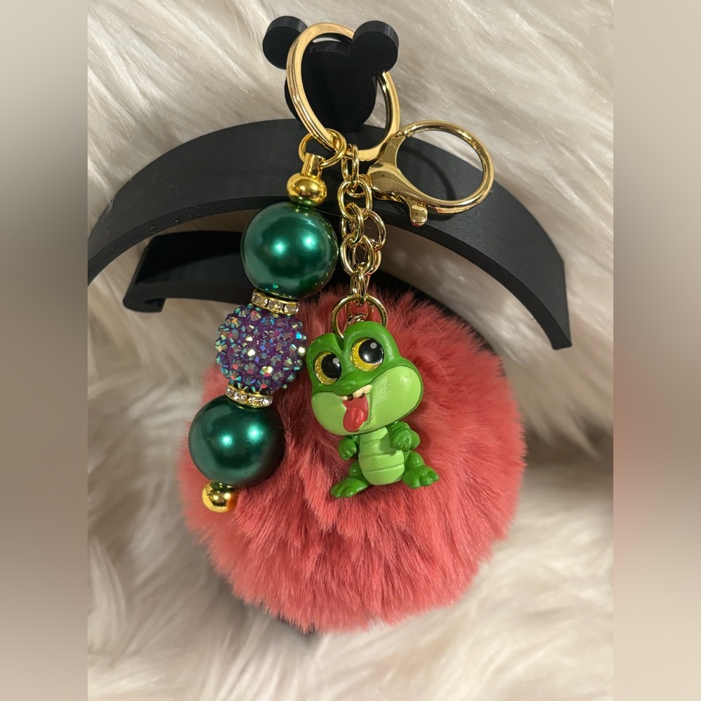 Tick tock Crocodile Doorables Keychain/Bag Charm Handmade